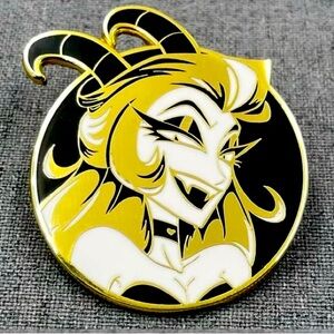 Hazbin Hotel Lilith Gold Enamel Pin